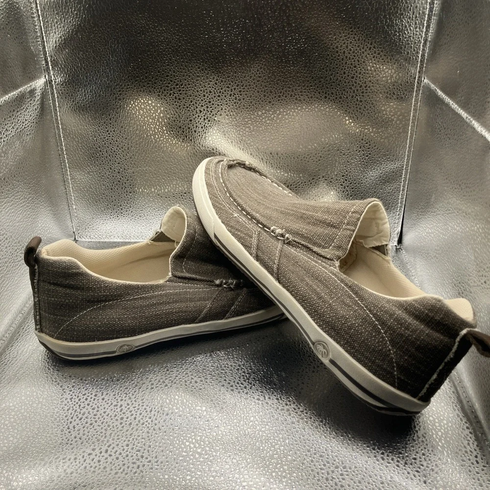 Margaritaville Boat Shoes Mens Size 13 Barbados Canvas Slip On Casual Comfort
